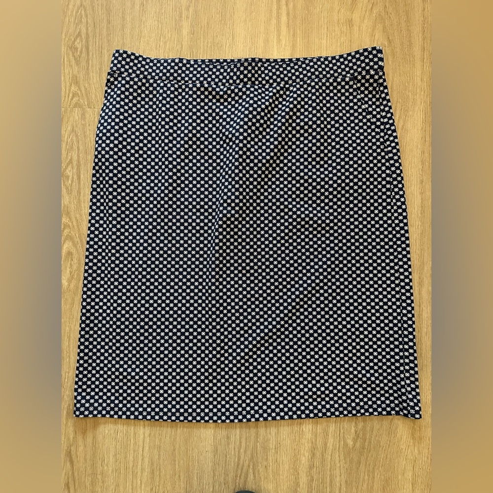 NWT Loft Plus Size Midi Skirt in Navy (XXL) and Pockets